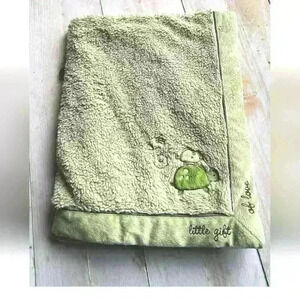 Koala Baby Turtles Bee Little Gift of Love Green Brown Fluffy Plush Baby Blanket